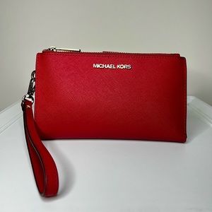MICHAEL Michael Kors Jet Set Double Zip Wristlet